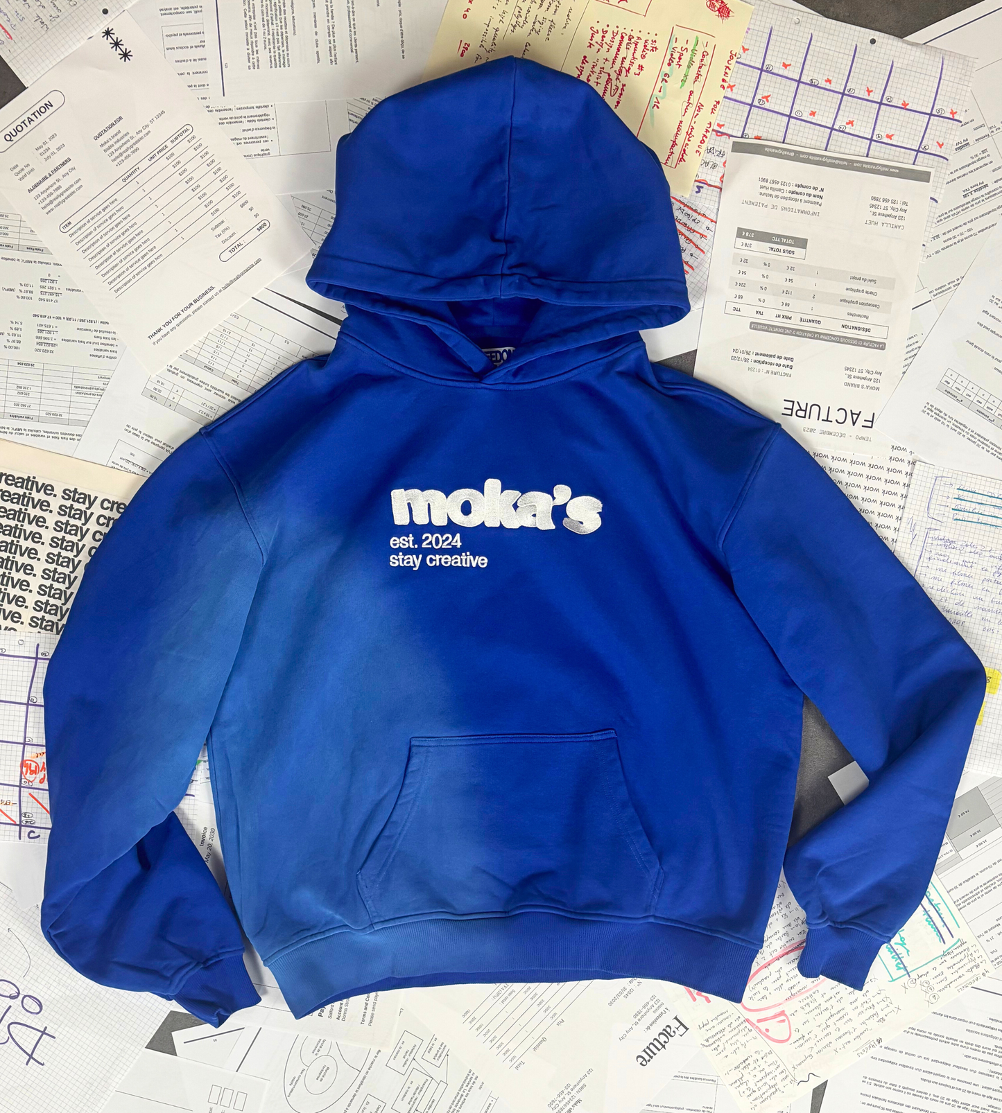 FREEDOM SPRAY PAINTING HOODIE