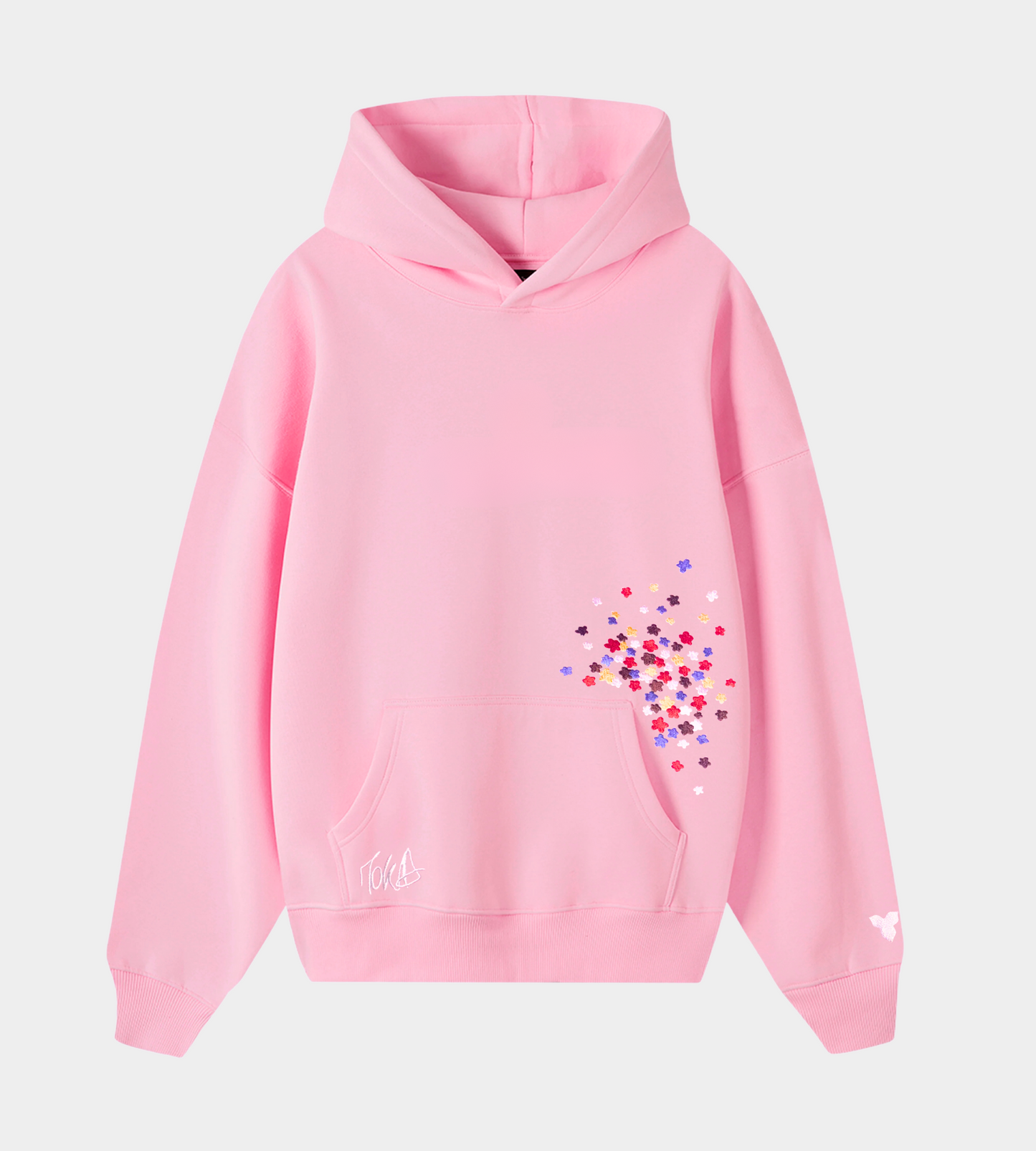 POPPIES HOODIE PINK