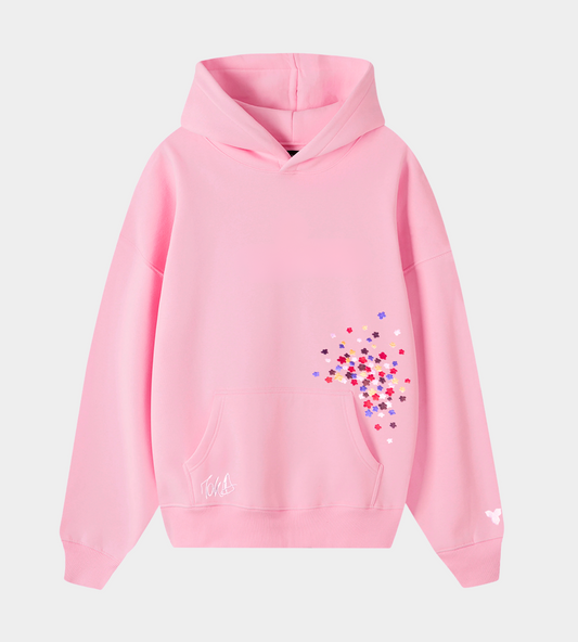 POPPIES HOODIE PINK