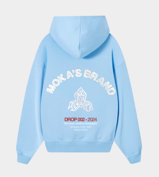 AoA HOODIE  BBY BLUE